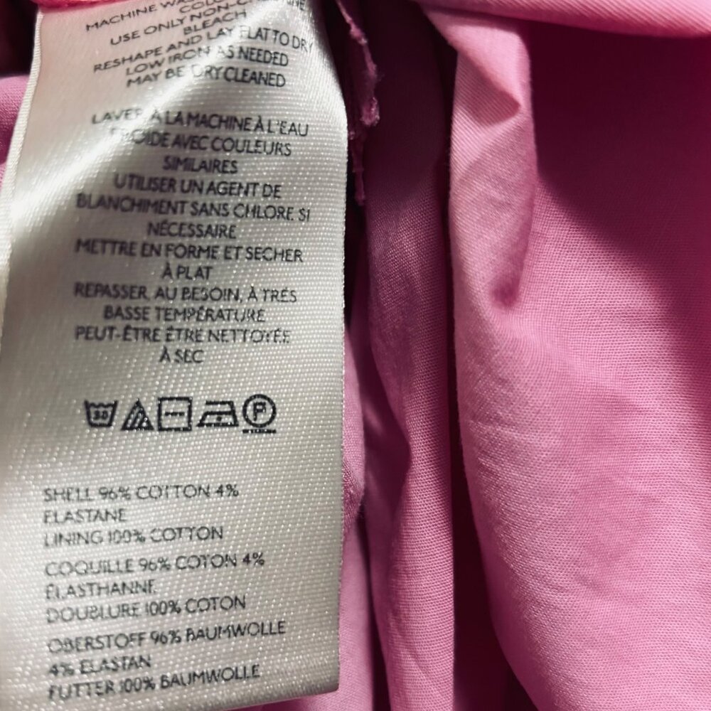 Maeve Anthropologie Button-Waist Midi Skirt Size L Pink Rose - Picture 7 of 7